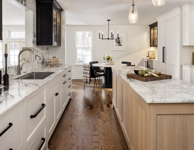 Boyer Building remodeled this kitchen to work with existing 1940 home.
