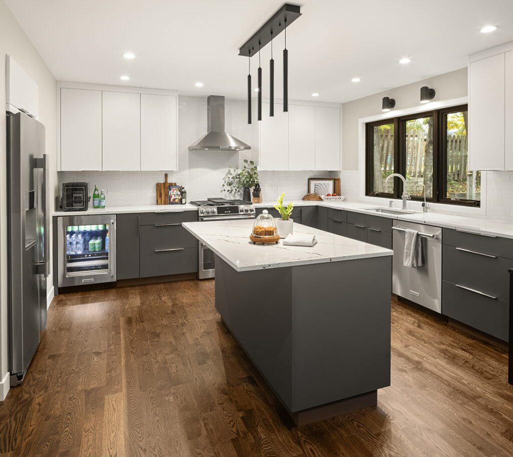 Modern kitchen for bachelor