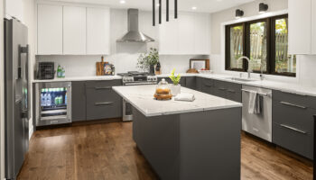 Modern kitchen for bachelor