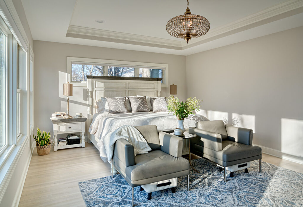 Boyer Building gave their Eden Prairie homeowners the master suite they have dreamed of. 