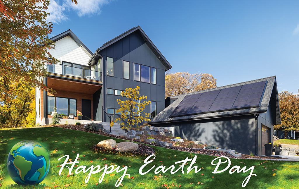 Boyer Celebrates Earth Day with their sustainable custom home. 