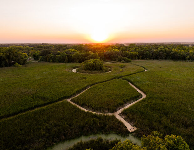 Baylor Regional Park, Norwood Young American, MN Boardwalk built by Boyer Building