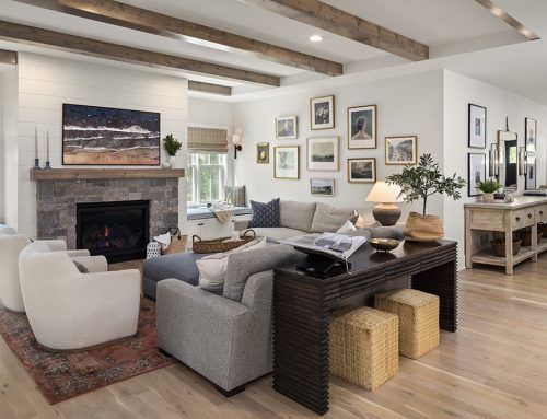 Cozy Fireplace Makes for Great Holiday Gatherings