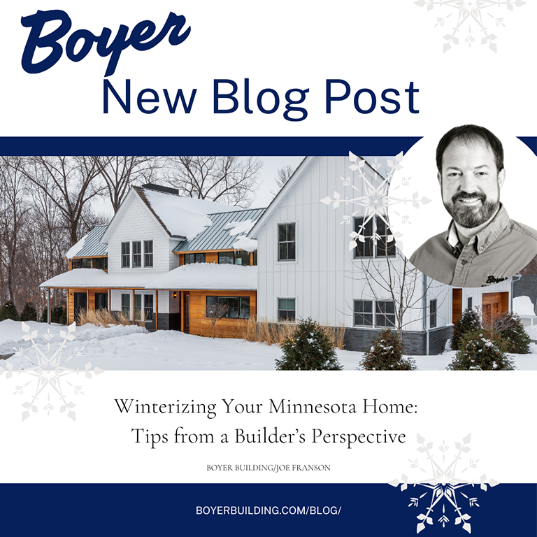 New Blog Post: "How to Winterize your Home"