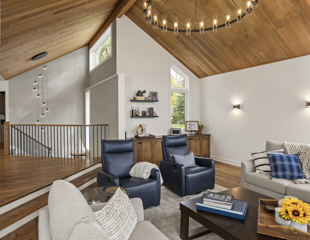 Lake home remodeled by Boyer Buidling.