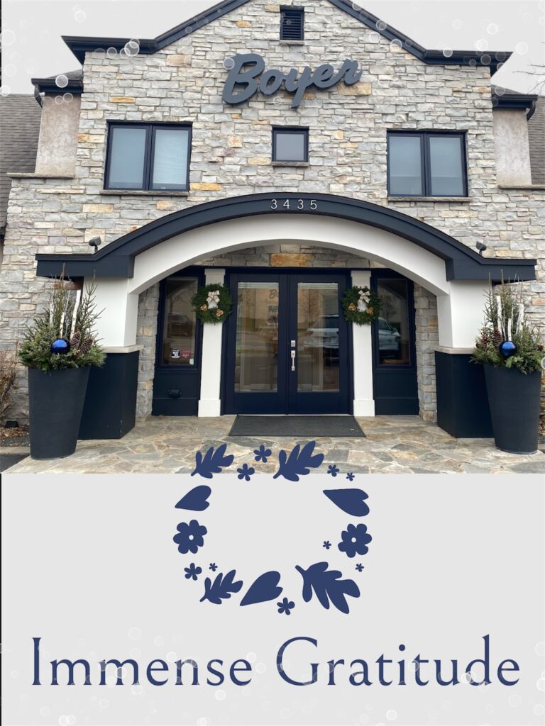 Front of the Beautiful Boyer Building.