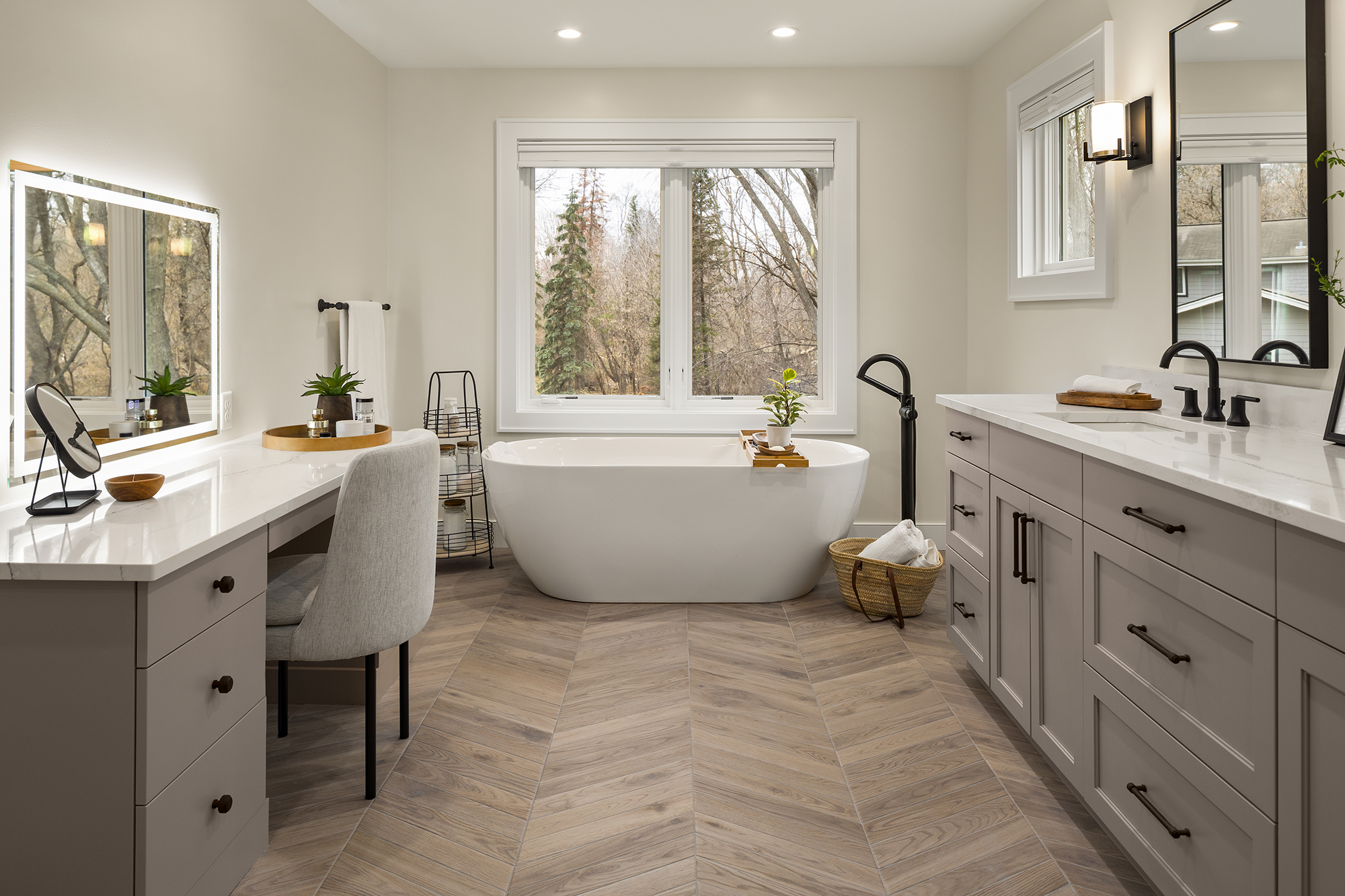 Bathroom Remodel - Boyer Design + Build - St. Therese chapel in Deephaven, Minnesota. Photography by Jim Kruger.