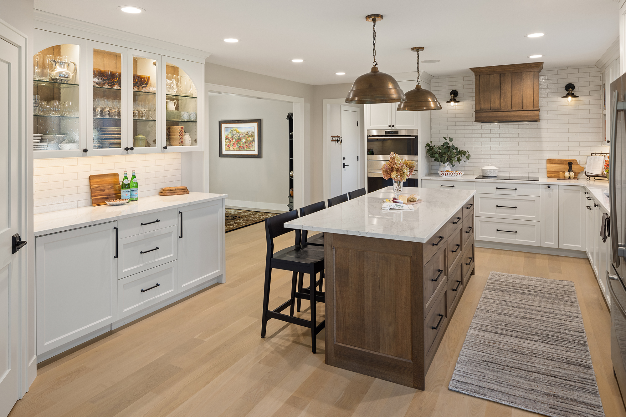 Kitchen Remodel by Boyer Build & Design, interior design by Talley Jane Interiors.