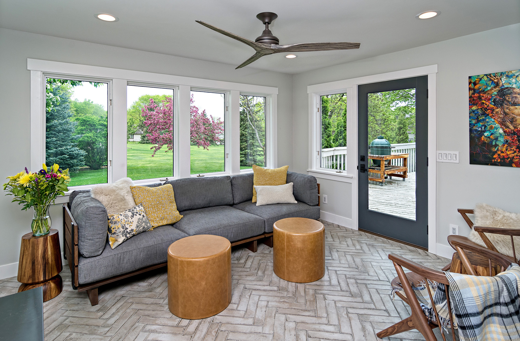 Porch Remodel in Plymouth by Boyer Building Corporation