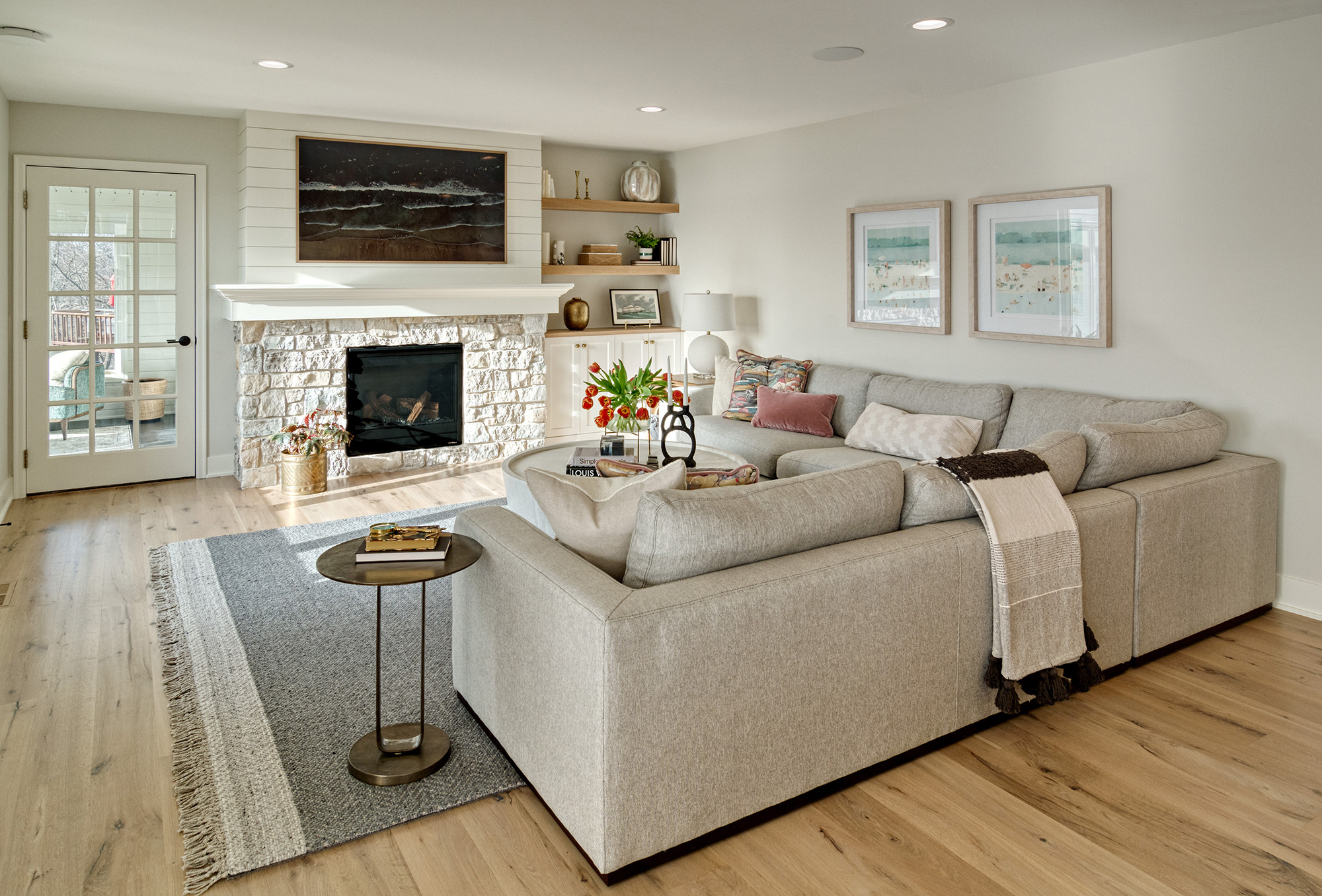 Great Room Remodel in Wayzata by Boyer Building Corporation