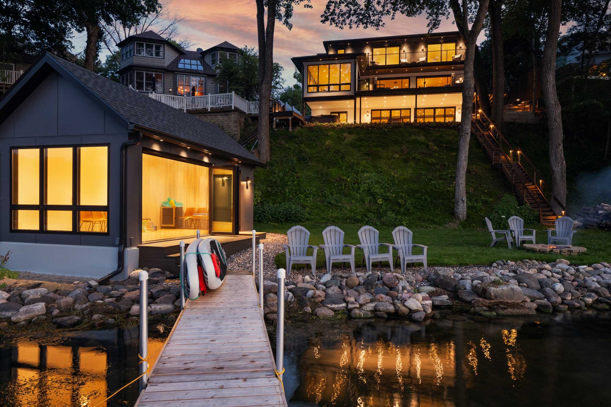 Boyer Design Build St. Albans Bay modern masterpiece