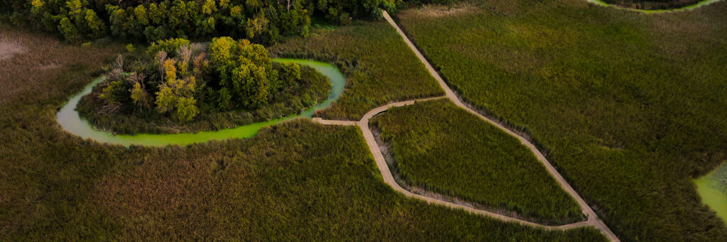 Baylor regional park arial showcasing Boyer Building Corporation's work