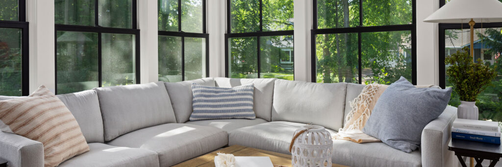 Comfy three season porch remodel in Deephaven by Boyer Building Corporation