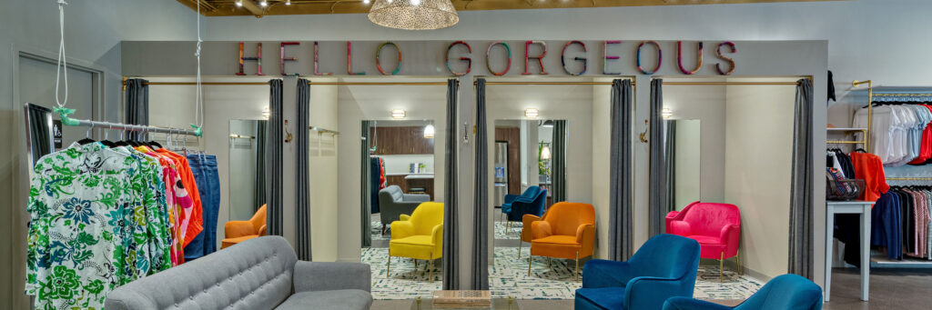 Light commercial construction buildout of retail dressing rooms by Boyer Building Corporation