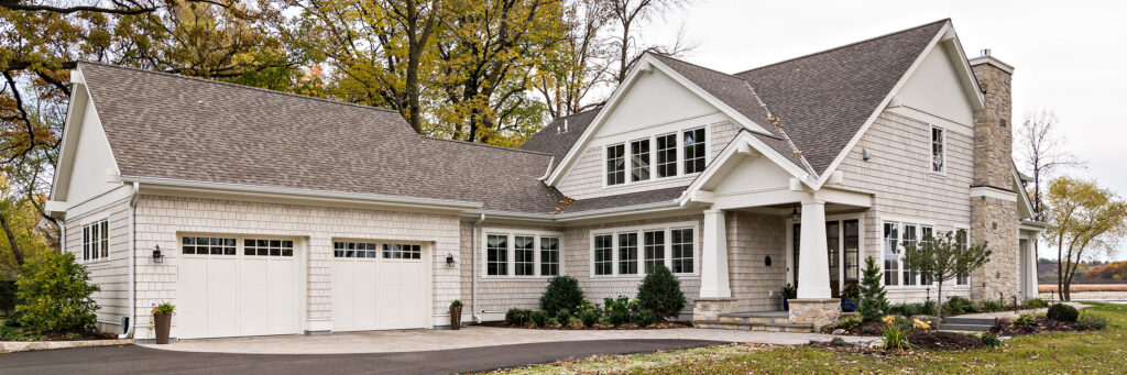 New construction Nautical Nantucket styled home by Boyer Building Corporation