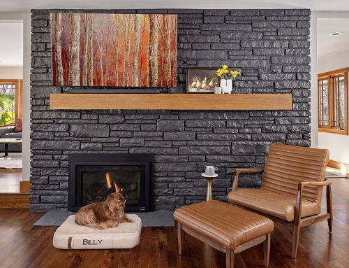 The Family Dog, Billy, Realizes His Days in Front of the Fireplace are Numbered