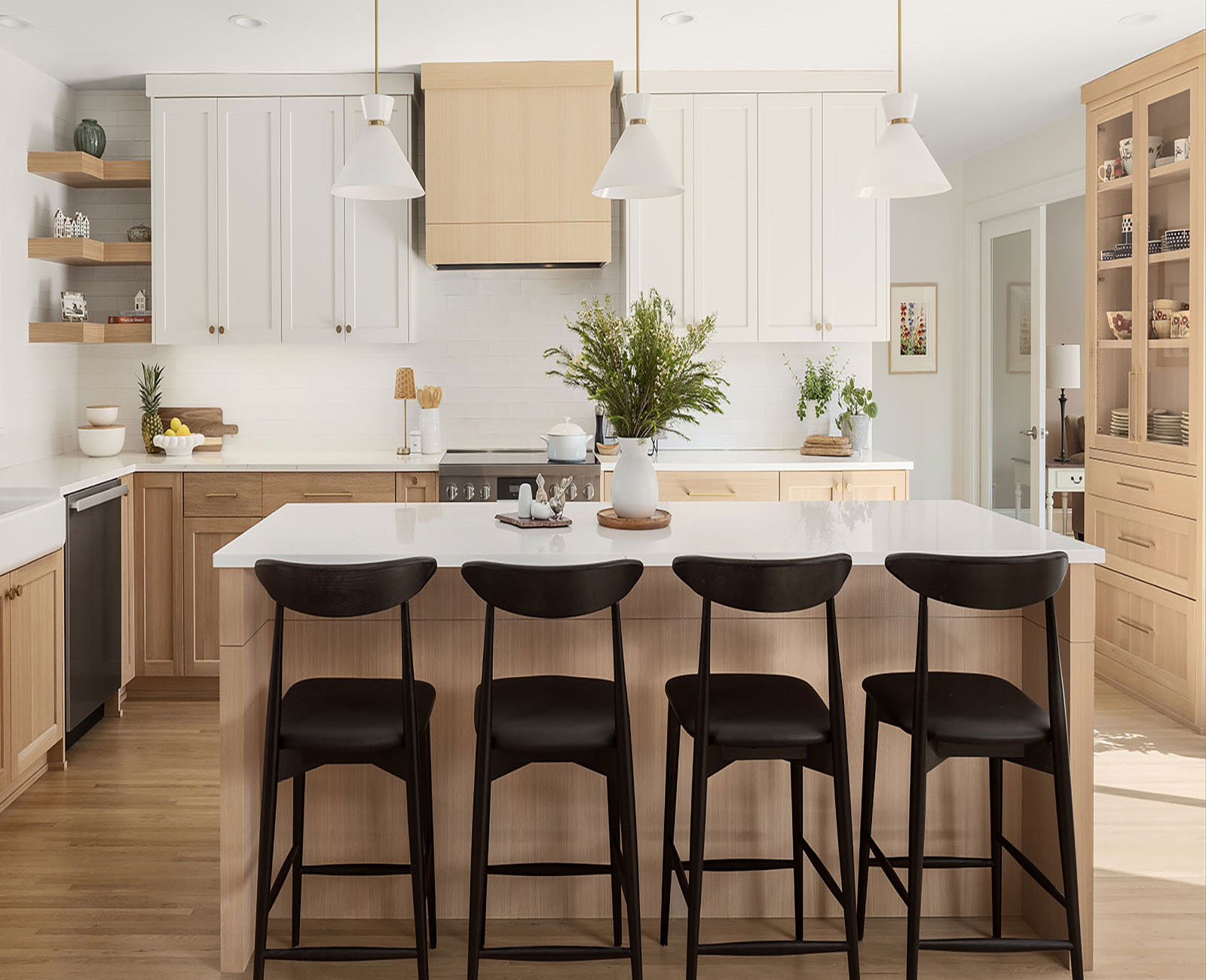 Plymouth kitchen after remodel by Boyer Building Corporation