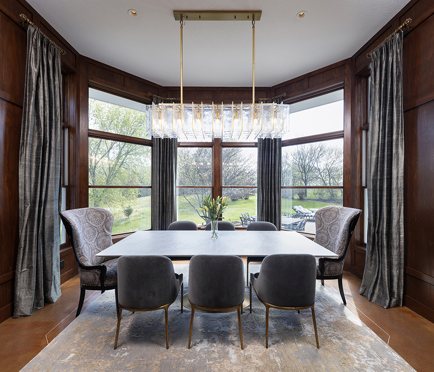 Boyer Building Corporation Paneled walls in Independence, MN dining room
