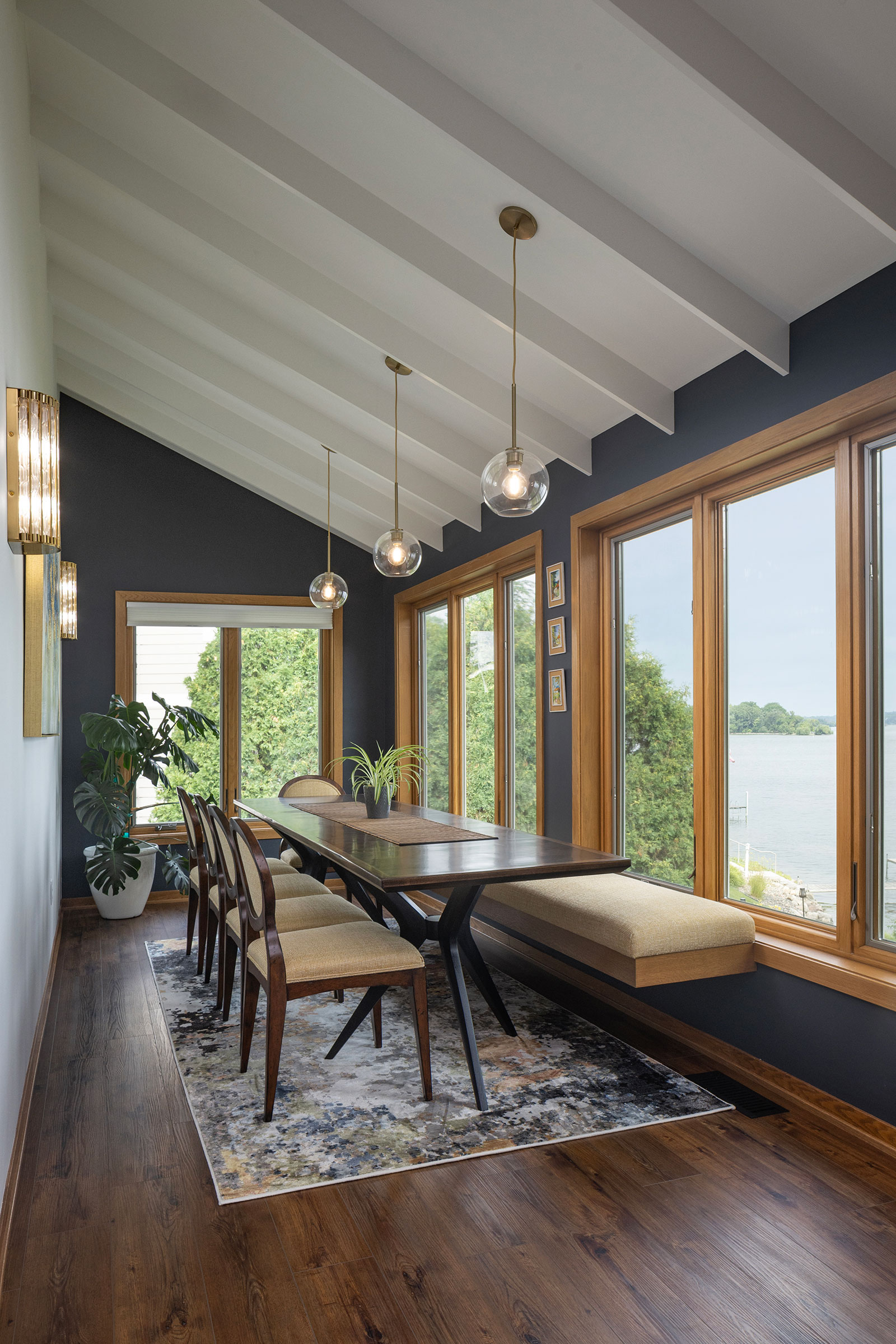 Porch turned to a private dining space