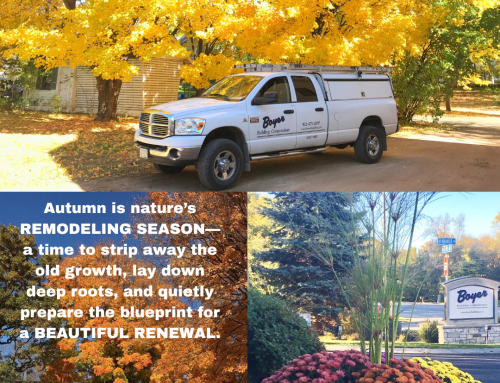Look how good our Boyer Building Corp trucks look amongst fall’s colors!!!
