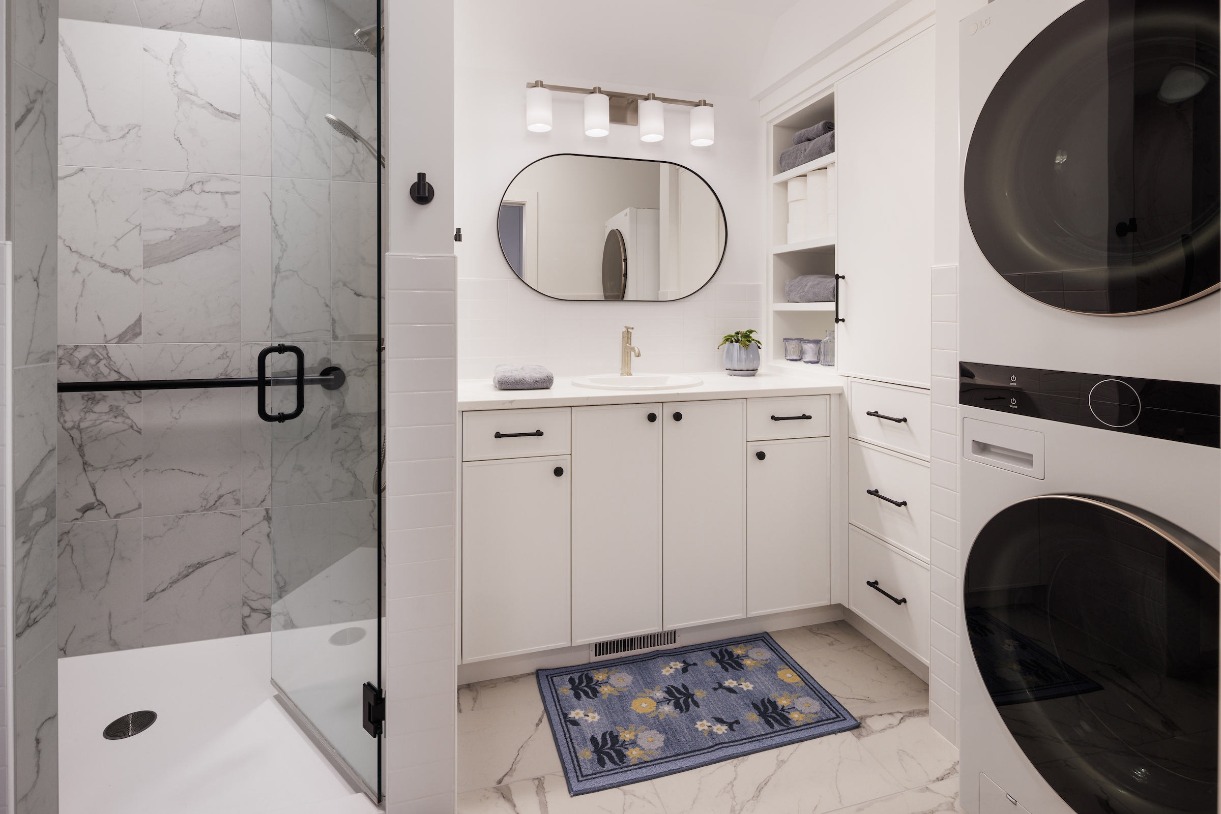 ADU Bathroom and laundry space