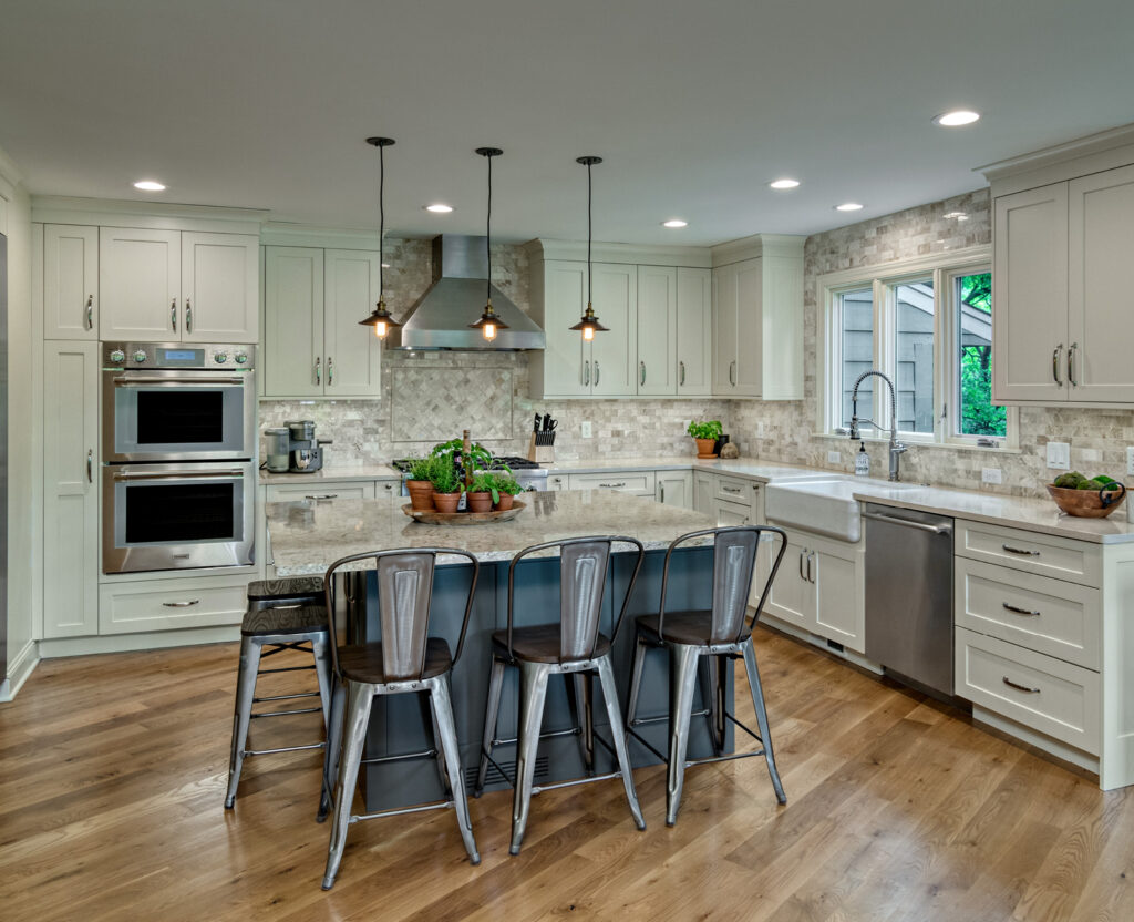 After remodel photo of kitchen in Edina